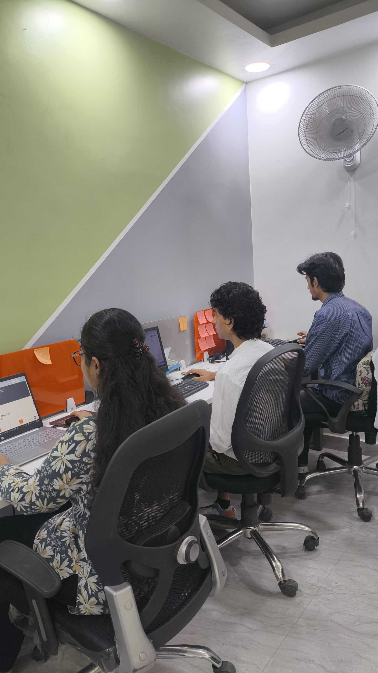 Students learning AI in Digital Marketing at QualifyEd Academy classroom